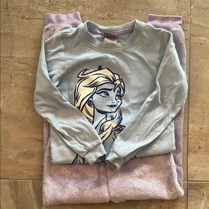 Disney Frozen Pajama Set - Blue and Purple